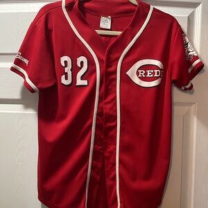 Cincinnati Reds Youth Large Jay Bruce Jersey